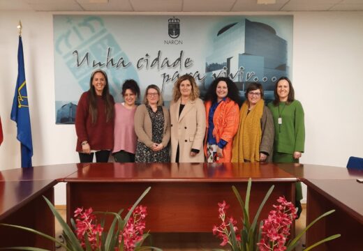 A alcaldesa recibiu no Concello a representantes da nova asociación Mulleres Ártabras